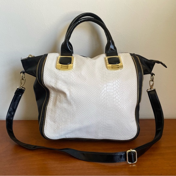 Black and White Steve Madden Bag - Picture 1 of 6